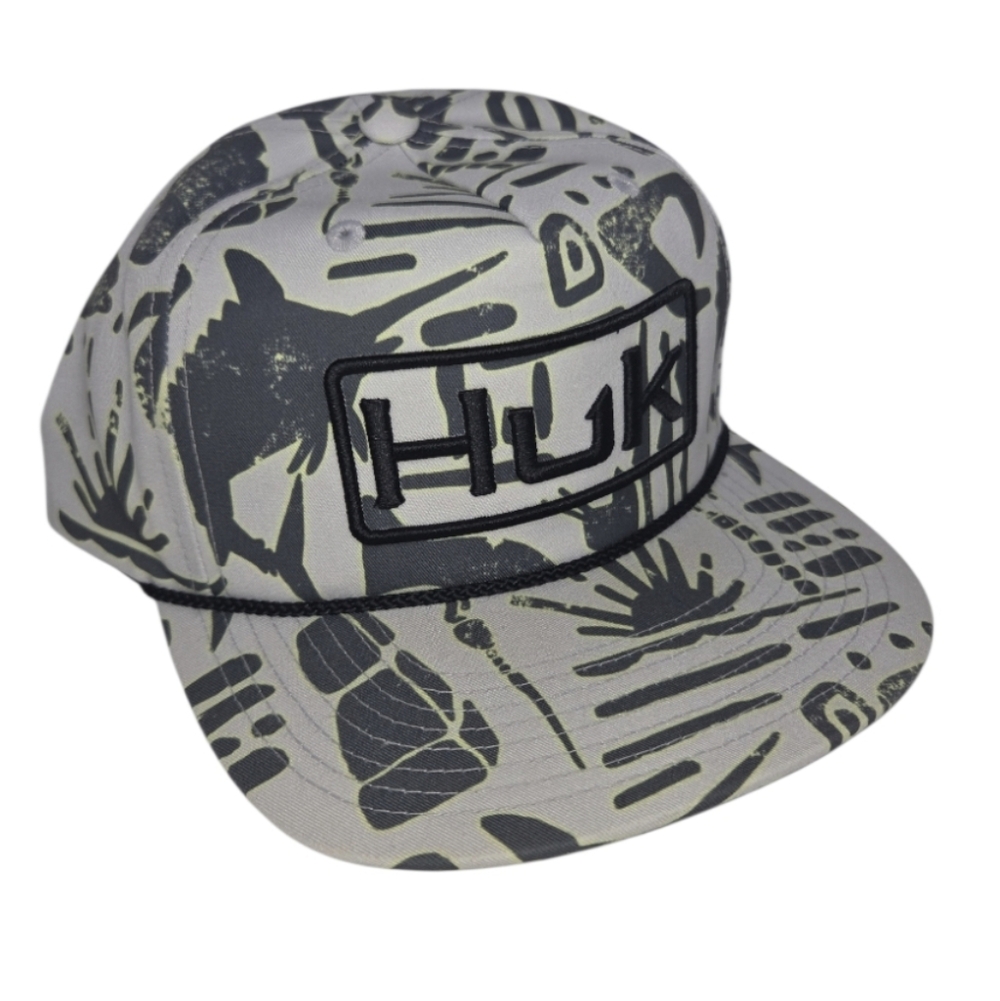 Huk Performance Headwear Tiku Beach Rope Graphic Trucker Ball Cap Hat NWOT